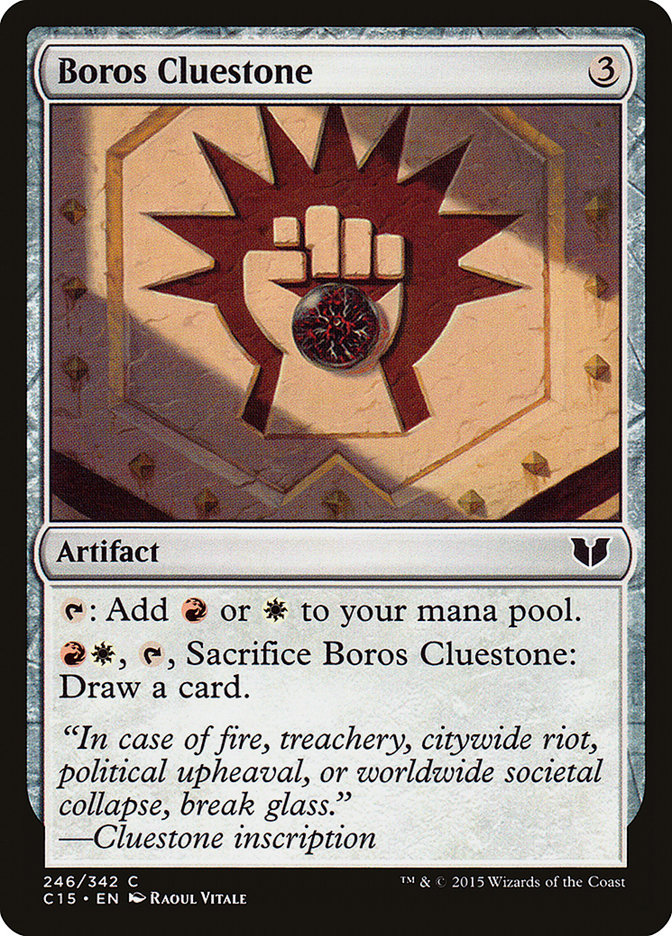 Boros Cluestone [Commander 2015] | Tables and Towers