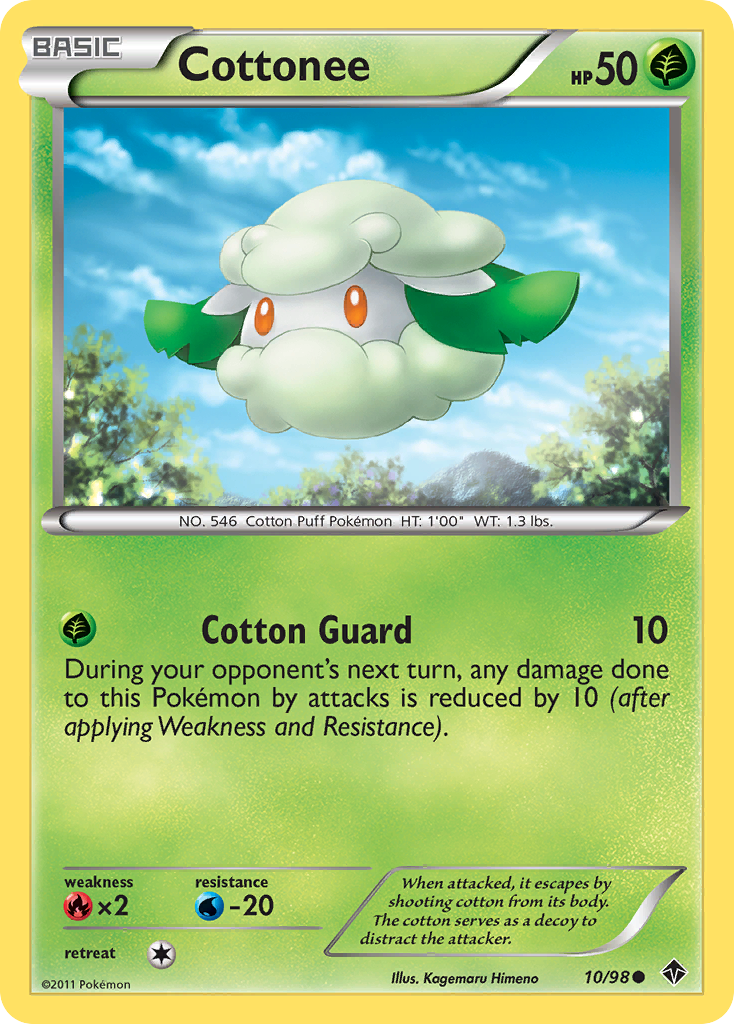 Cottonee (10/98) [Black & White: Emerging Powers] | Tables and Towers