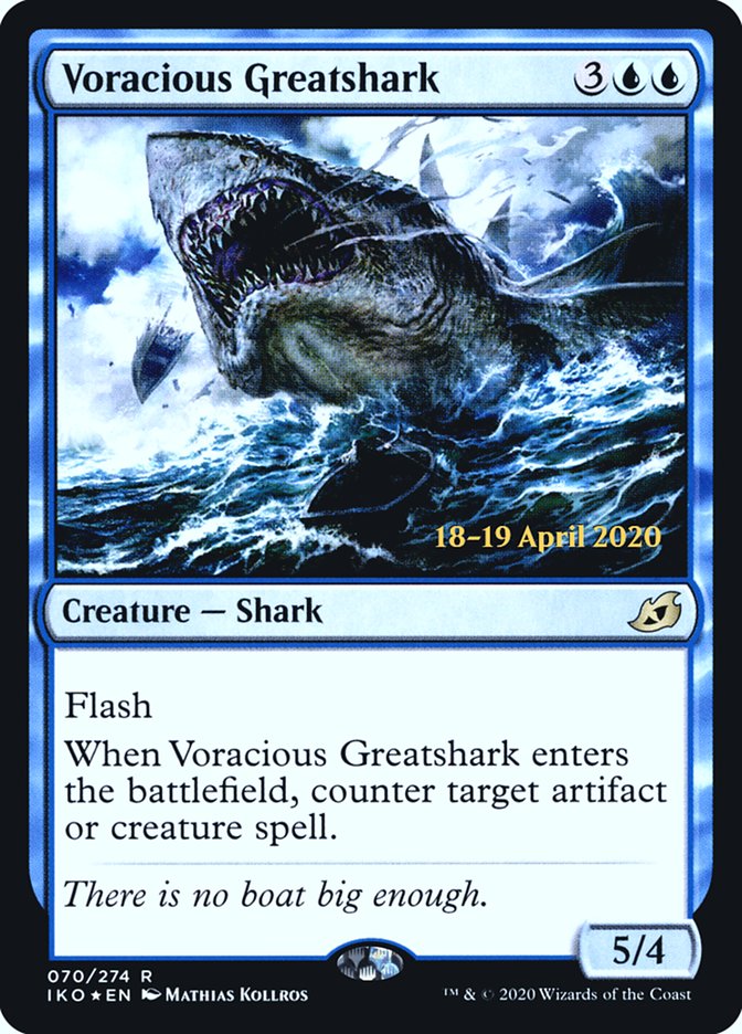 Voracious Greatshark [Ikoria: Lair of Behemoths Prerelease Promos] | Tables and Towers