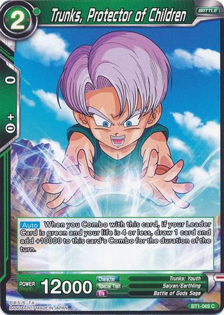 Trunks, Protector of Children (BT1-069) [Galactic Battle] | Tables and Towers