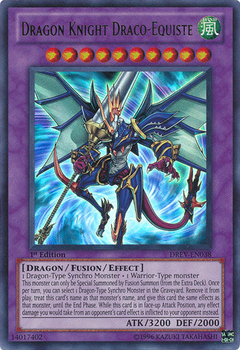 Dragon Knight Draco-Equiste [DREV-EN038] Ultra Rare | Tables and Towers