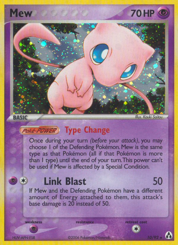 Mew (10/92) [EX: Legend Maker] | Tables and Towers