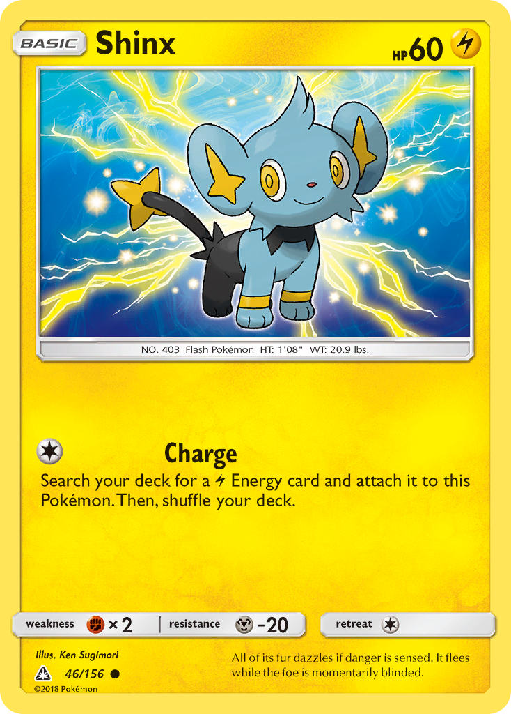 Shinx (46/156) [Sun & Moon: Ultra Prism] | Tables and Towers