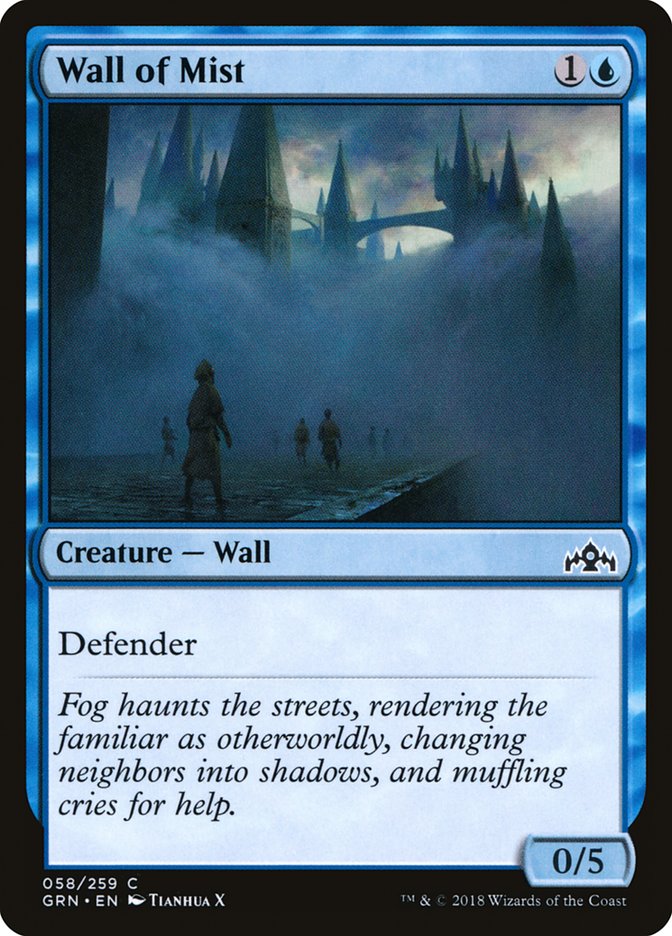 Wall of Mist [Guilds of Ravnica] | Tables and Towers