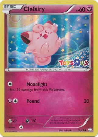 Clefairy (50/83) (Toys R Us Promo) [XY: Generations] | Tables and Towers