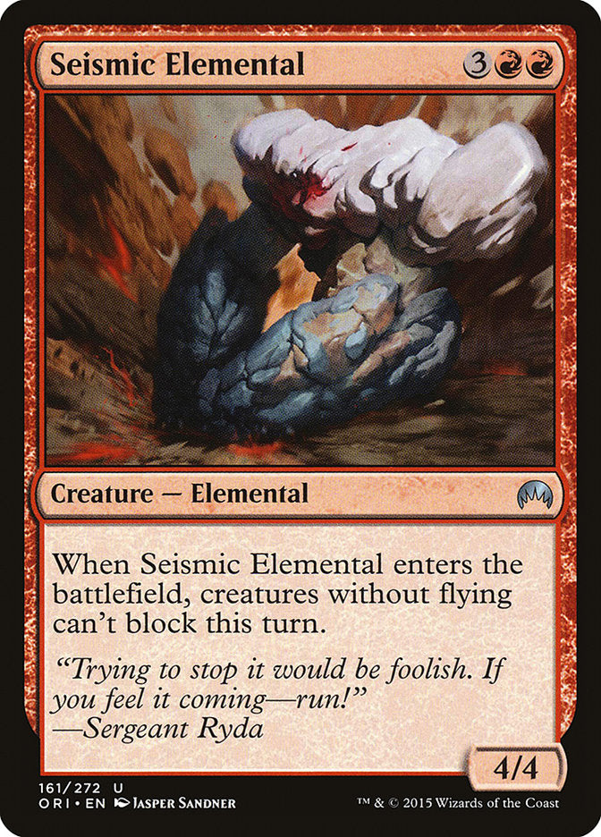 Seismic Elemental [Magic Origins] | Tables and Towers