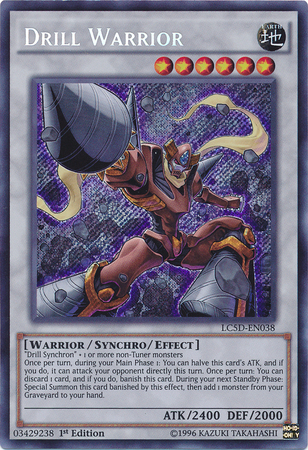 Drill Warrior [LC5D-EN038] Secret Rare | Tables and Towers