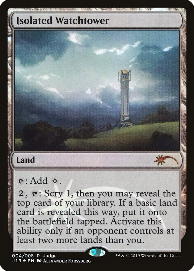 Isolated Watchtower [Judge Gift Cards 2019] | Tables and Towers