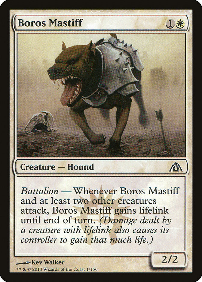 Boros Mastiff [Dragon's Maze] | Tables and Towers