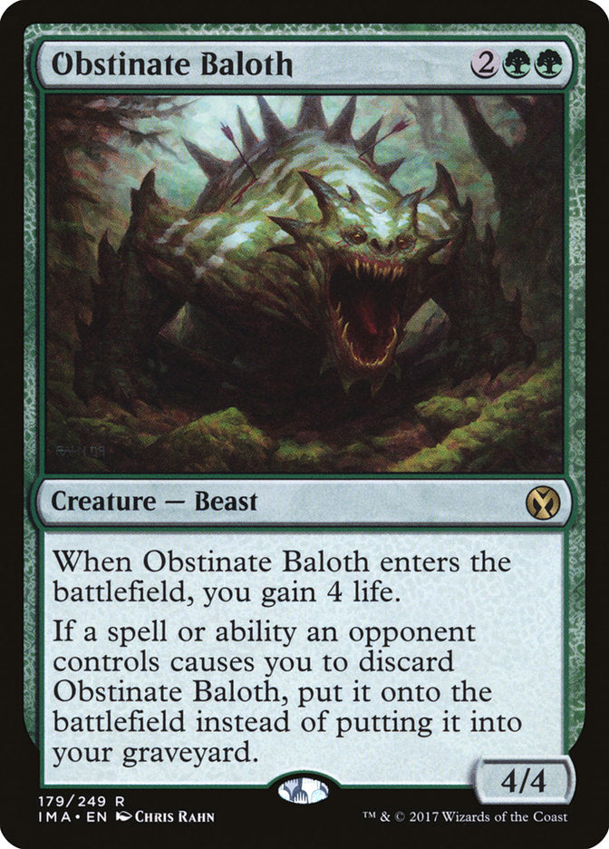 Obstinate Baloth [Iconic Masters] | Tables and Towers