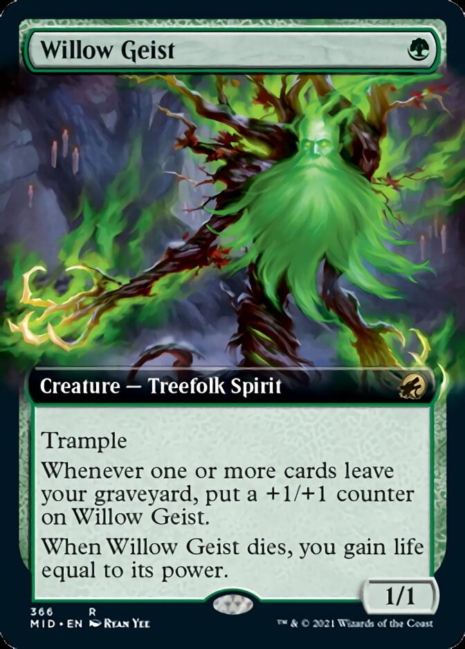 Willow Geist (Extended Art) [Innistrad: Midnight Hunt] | Tables and Towers