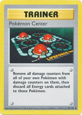 Pokemon Center (85/102) [Base Set Shadowless Unlimited] | Tables and Towers