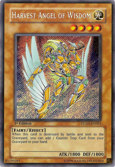 Harvest Angel of Wisdom [STON-EN063] Secret Rare | Tables and Towers