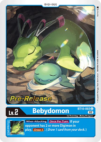 Bebydomon [BT10-002] [Xros Encounter Pre-Release Cards] | Tables and Towers