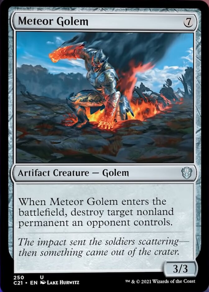 Meteor Golem [Commander 2021] | Tables and Towers