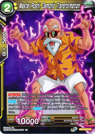 Master Roshi, Demonic Transformation (BT11-101) [Vermilion Bloodline 2nd Edition] | Tables and Towers