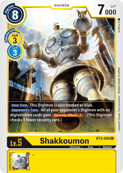 Shakkoumon [BT3-040] [Release Special Booster Ver.1.5] | Tables and Towers