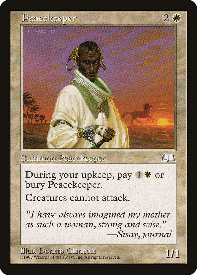 Peacekeeper [Weatherlight] | Tables and Towers
