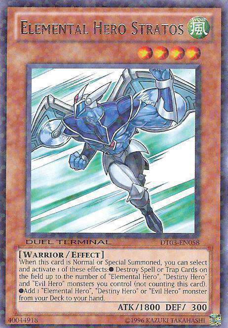 Elemental Hero Stratos [DT03-EN058] Rare | Tables and Towers