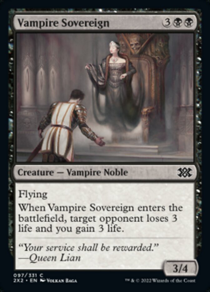 Vampire Sovereign [Double Masters 2022] | Tables and Towers