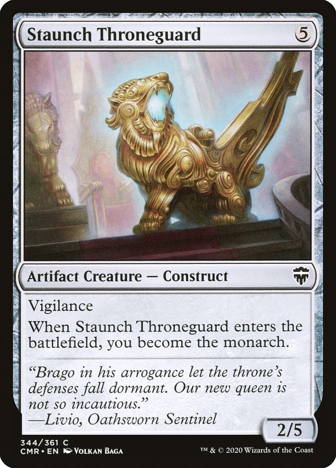 Staunch Throneguard [Commander Legends] | Tables and Towers