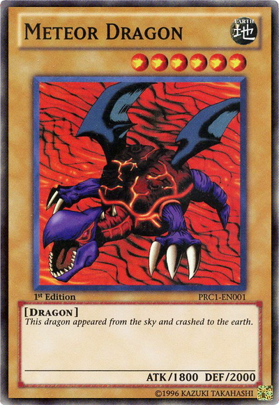 Meteor Dragon [PRC1-EN001] Super Rare | Tables and Towers