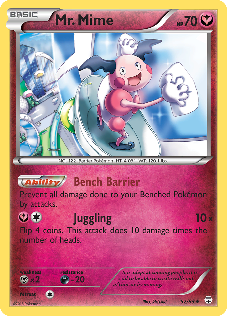 Mr. Mime (52/83) [XY: Generations] | Tables and Towers