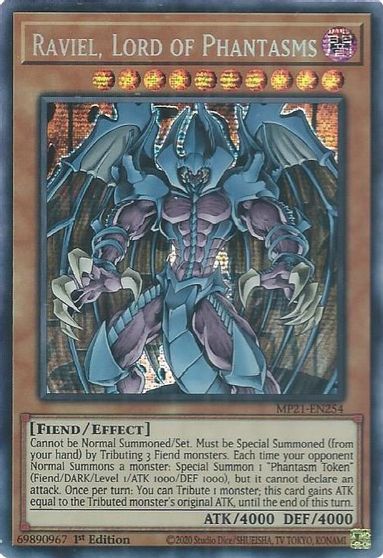 Raviel, Lord of Phantasms [MP21-EN254] Prismatic Secret Rare | Tables and Towers