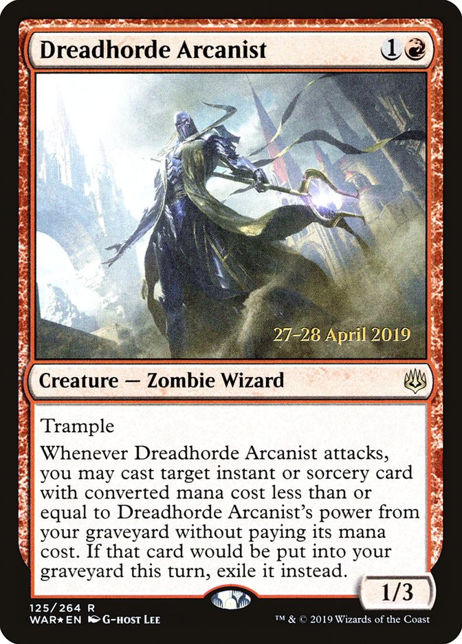 Dreadhorde Arcanist [War of the Spark Prerelease Promos] | Tables and Towers