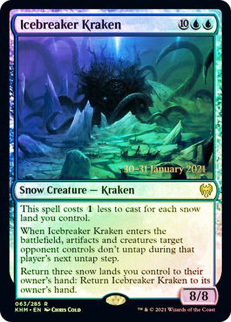 Icebreaker Kraken [Kaldheim Prerelease Promos] | Tables and Towers