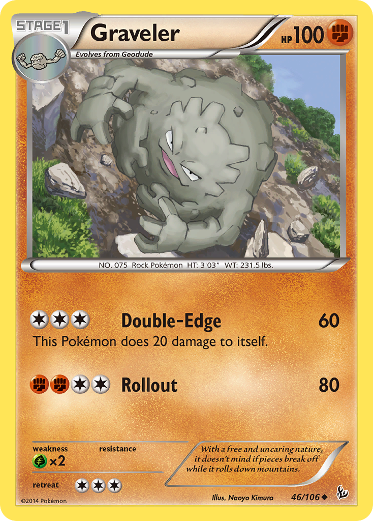 Graveler (46/106) [XY: Flashfire] | Tables and Towers