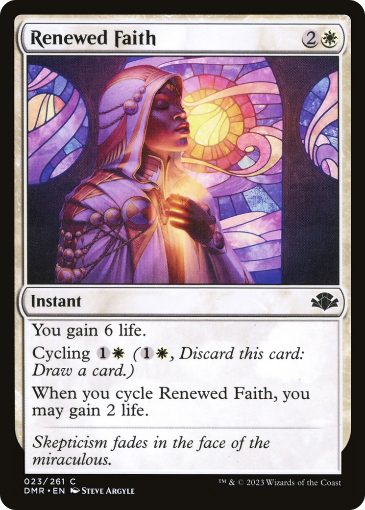 Renewed Faith [Dominaria Remastered] | Tables and Towers