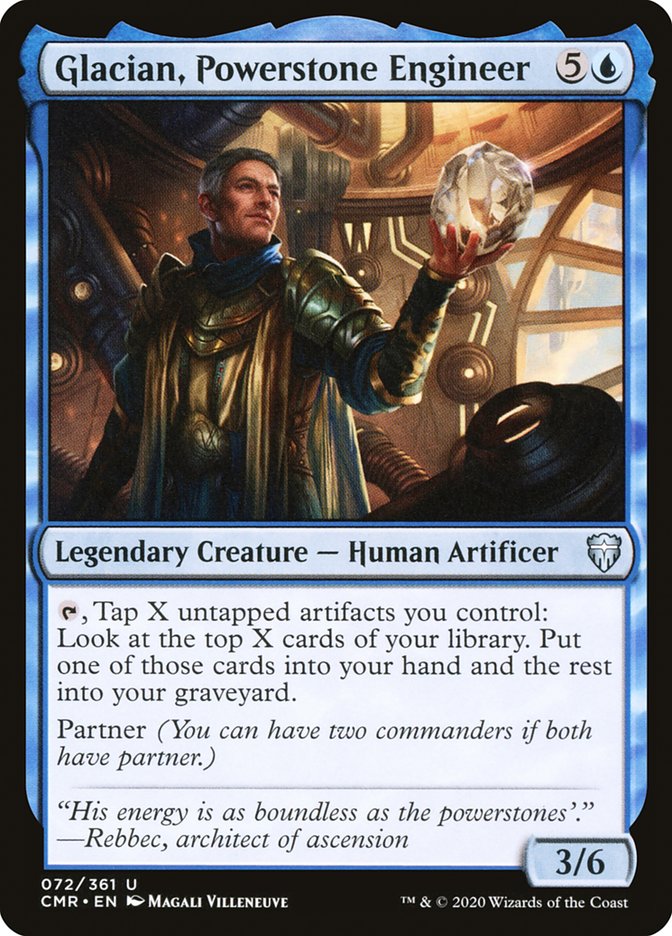 Glacian, Powerstone Engineer [Commander Legends] | Tables and Towers