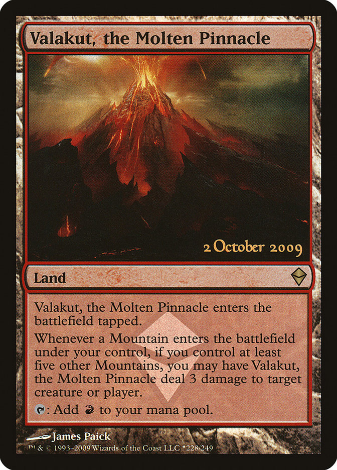 Valakut, the Molten Pinnacle [Zendikar Prerelease Promos] | Tables and Towers