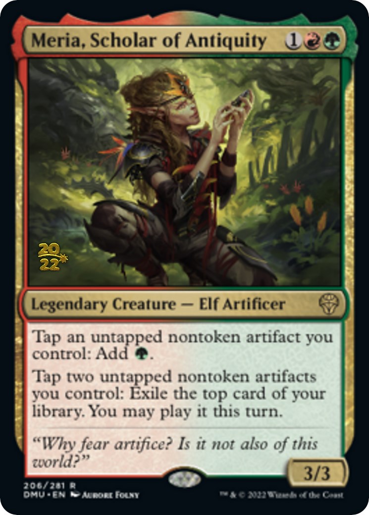 Meria, Scholar of Antiquity [Dominaria United Prerelease Promos] | Tables and Towers