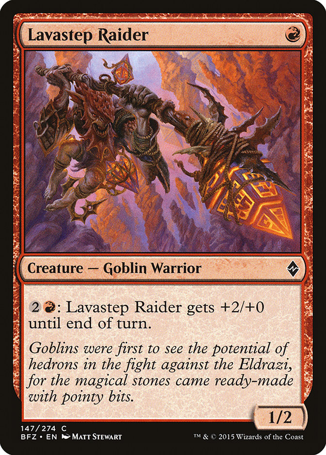 Lavastep Raider [Battle for Zendikar] | Tables and Towers