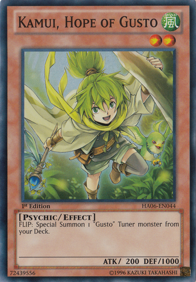 Kamui, Hope of Gusto [HA06-EN044] Super Rare | Tables and Towers