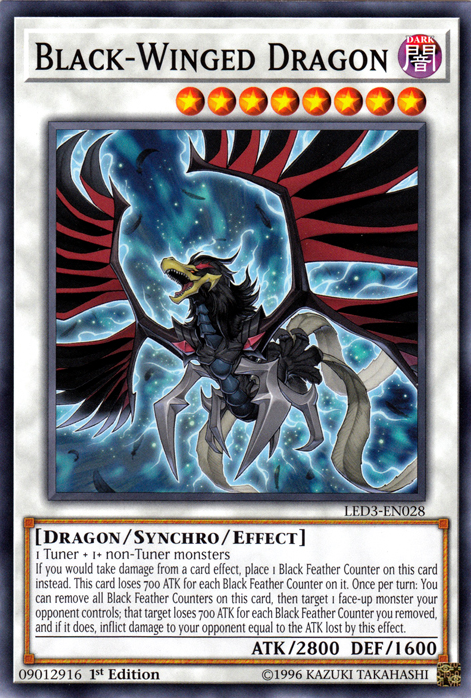 Black-Winged Dragon [LED3-EN028] Common | Tables and Towers