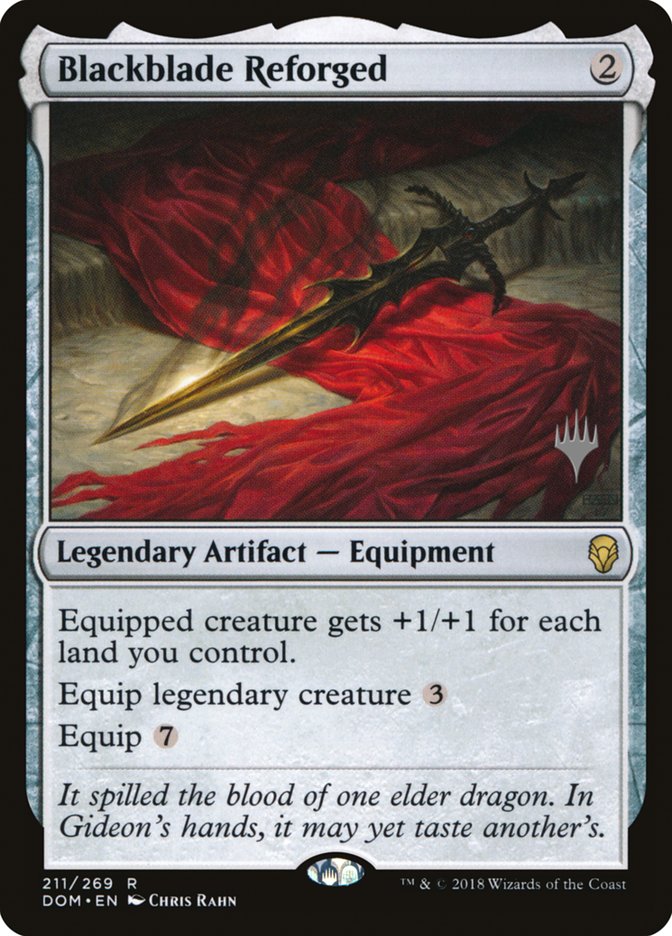 Blackblade Reforged (Promo Pack) [Dominaria Promos] | Tables and Towers