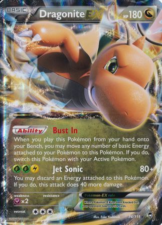 Dragonite EX (74/111) (Jumbo Card) [XY: Furious Fists] | Tables and Towers