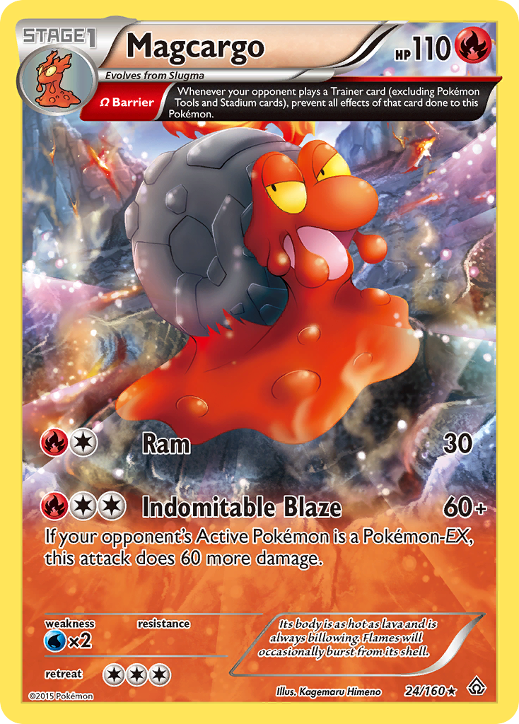 Magcargo (24/160) [XY: Primal Clash] | Tables and Towers