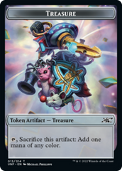 Teddy Bear // Treasure (013) Double-Sided Token [Unfinity Tokens] | Tables and Towers