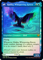 Alrund, God of the Cosmos // Hakka, Whispering Raven [Kaldheim Prerelease Promos] | Tables and Towers