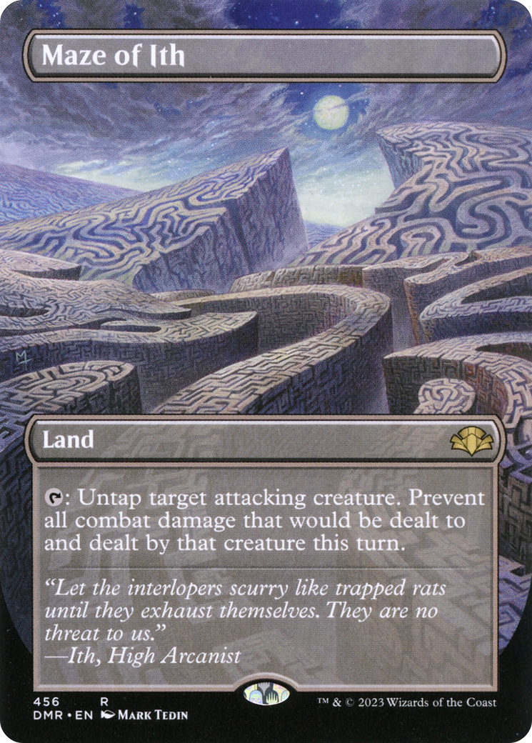 Maze of Ith (Borderless Alternate Art) [Dominaria Remastered] | Tables and Towers