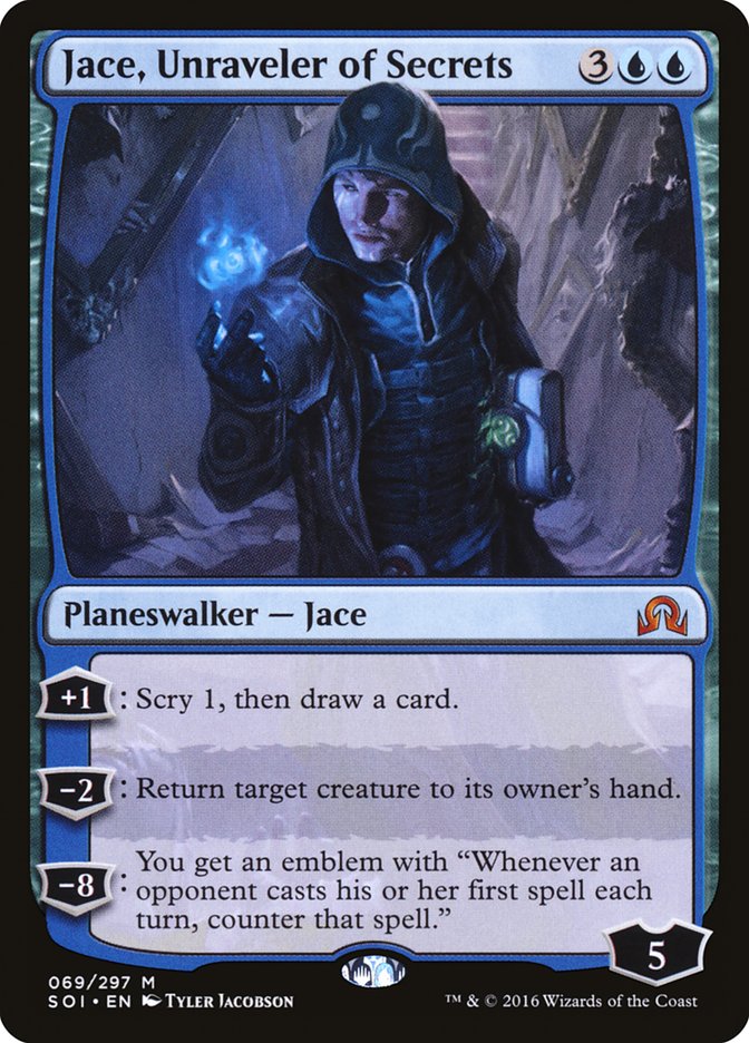 Jace, Unraveler of Secrets [Shadows over Innistrad] | Tables and Towers