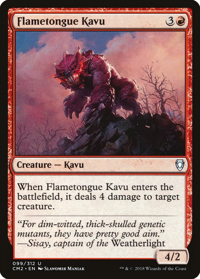 Flametongue Kavu [Commander Anthology Volume II] | Tables and Towers