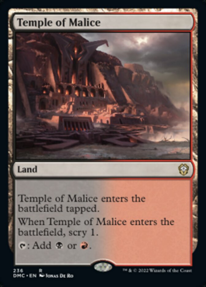 Temple of Malice [Dominaria United Commander] | Tables and Towers