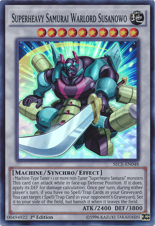 Superheavy Samurai Warlord Susanowo [SECE-EN048] Super Rare | Tables and Towers