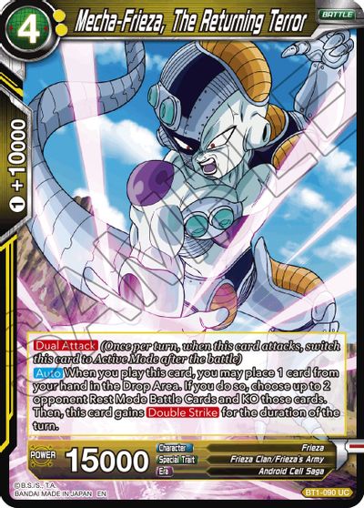 Mecha-Frieza, The Returning Terror (Reprint) (BT1-090) [Battle Evolution Booster] | Tables and Towers