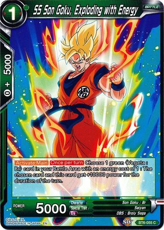 SS Son Goku, Exploding with Energy (BT6-055) [Destroyer Kings] | Tables and Towers